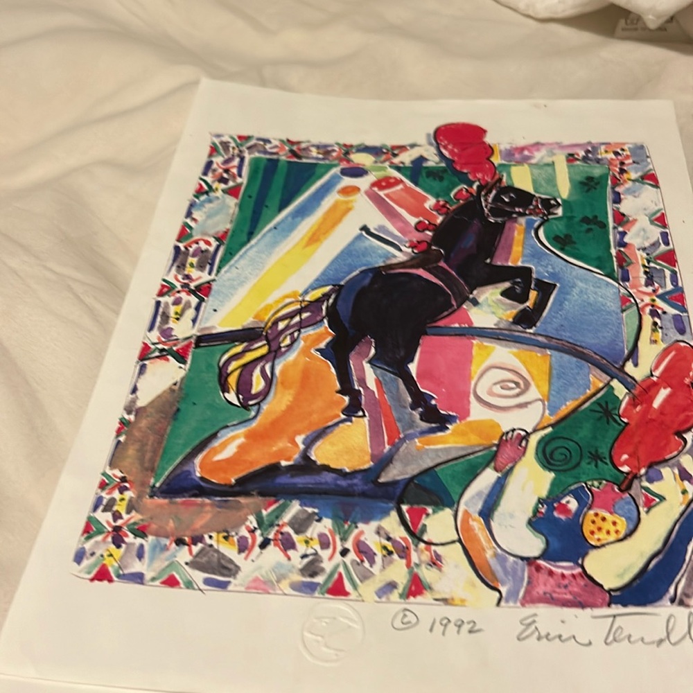 Erin Tendler originals. Famous artist now. These are his original works